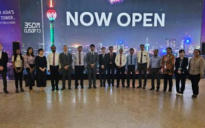 JICA නියෝජිත පිරිස නිරීක්ෂණ චාරිකාවක් සඳහා එක්විණ.
